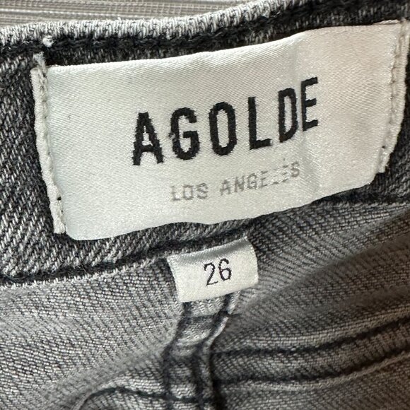Agolde Jeans Womens 26 Sophe High Rise Skinny Cotton Stretch Pockets Gray - Picture 8 of 10
